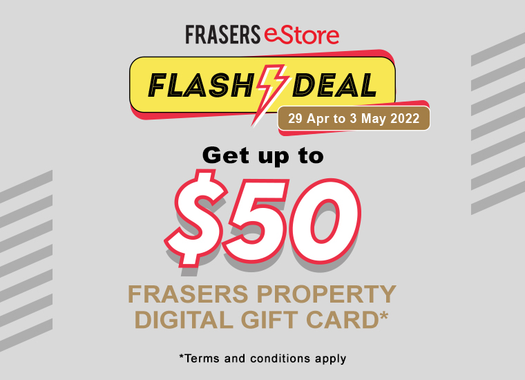 Enjoy $50 this Long Weekend on Frasers eStore!